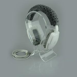 亞克力透明水晶耳機架高檔耳機架子耳麥展示架有機玻璃耳機架